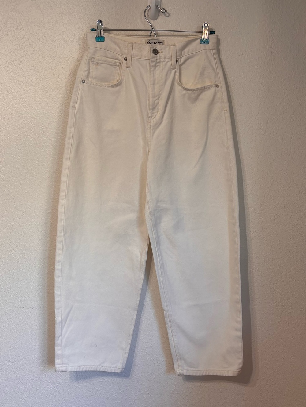 Etica Relaxed Barrel Jeans Size 27